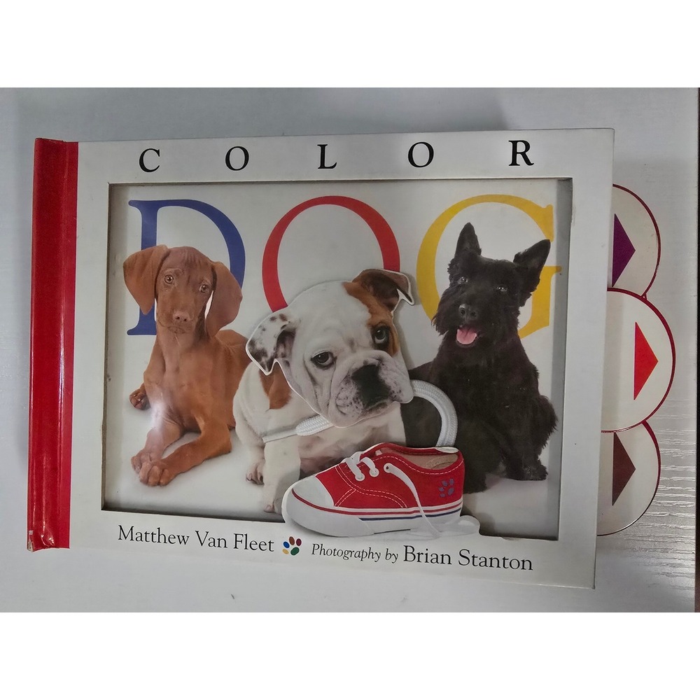 DOG by Matthew Van Fleet Interactive Childrens Board Book Touch and Feel Flaps